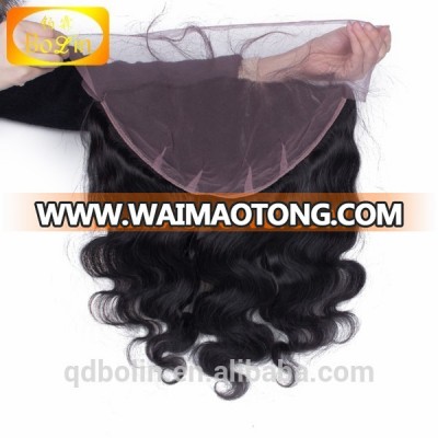 factory price wholesales brazilian body wave cheap 13x8 swiss lace ear to ear frontal bleached knots