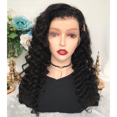 Wholesale Brazilian Hair HD Lace Front Wig,Virgin Cuticle Aligned Human Hair 13x6 Lace Frontal Wig For Black Women