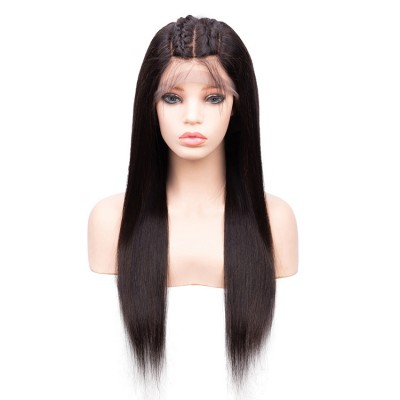 Unprocessed Raw Human Hair Cuticle Aligned 1.5*4 Silk Base Full Lace Wig