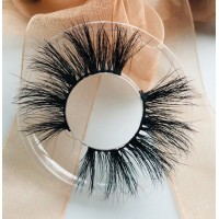 High quality private label 25mm mink eyelashes with package box