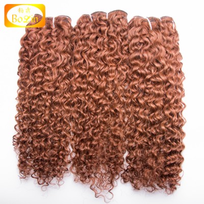 hot sell no shedding no tangle colored brazilian human hair extension for black woman