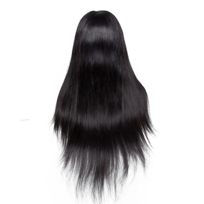 Direct Hair Factory Wholesale Natural Color Cuticle Aligned Unprocessed Brazilian Virgin Remy Human Hair Full Lace Wigs