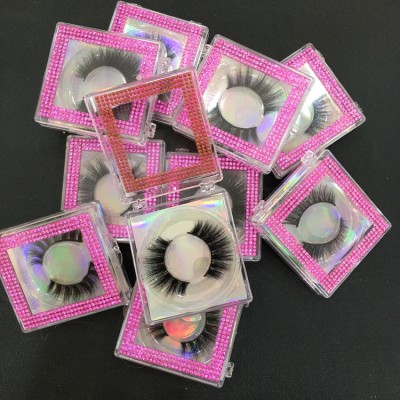 100% Handmade 5D Mink Eyelashes Private Label Cruelty Free 5d Mink Eyelashes