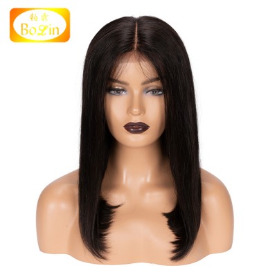 Brazilian 100% Virgin Human Hair 2*4 Lace Wigs with Bob Style